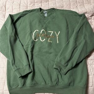 Cozy Season Embroidered Sweatshirt